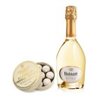 Ruinart Blanc de Blancs Champagne 37.5cl & Milk Truffles 135g
