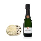 Taittinger Brut Réserve Champagne 37.5cl & Milk Truffles 135g
