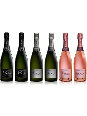 Ayala NV Champagne Collection Case Deal 6x75cl