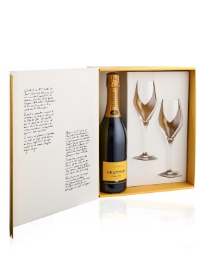 Drappier Carte d'Or NV 75cl & 2 Flutes Gift Set