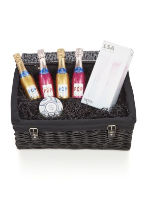 Pommery Mini Gold & Rose Luxury Champagne Gift Hamper 4 x 20cl