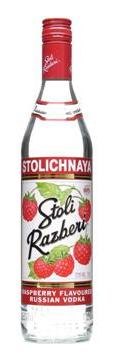 Stoli Razberi Raspberry Stolichnaya Premium Latvian Vodka 70cl