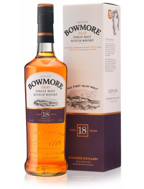 Bowmore 18 year old Islay Single Malt Scotch Whisky 70cl