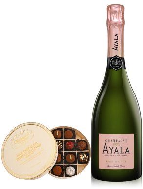 Ayala Rosé Majeur Champagne & Chocolate Truffles Gift