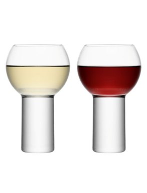 LSA Boris Wine Glass Goblets - 360ml (Set of 2)