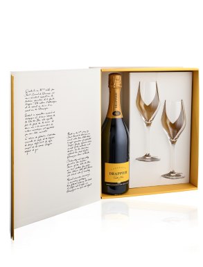 Drappier Carte d'Or NV 75cl & 2 Flutes Gift Set