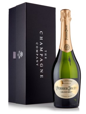 Perrier Jouët Grand Brut Champagne 75cl Luxury Gift Box