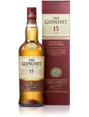 Glenlivet 15yr Old Single Malt Scotch Whisky 70cl