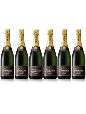 Lanson Black Label Brut Champagne Case Deal 6 x 75cl