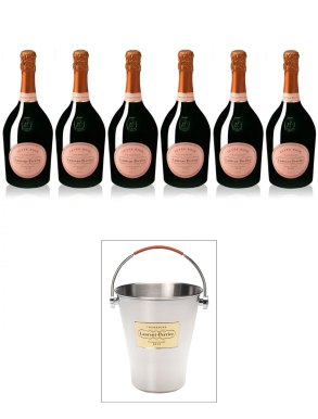 Laurent-Perrier Cuvée Rosé NV Champagne Case Deal & Ice Bucket