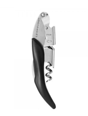 Le Creuset Waiters Friend Sommelier Corkscrew Black