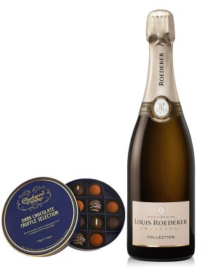Louis Roederer Collection Champagne & Chocolate Truffles Gift
