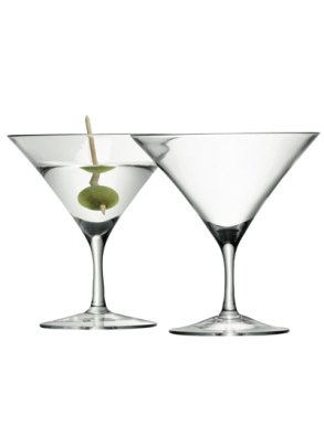 LSA Bar Collection Martini Glasses - 180ml (Set of 2) Gift Box