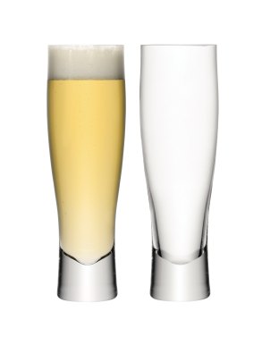 LSA Bar Collection Lager Glasses - 550ml (set of 2)