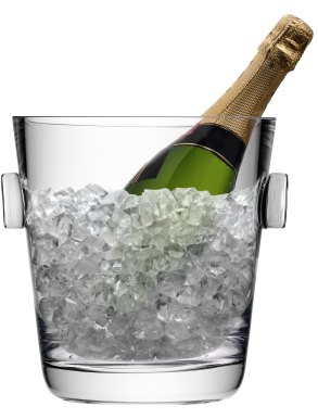 LSA Madrid Champagne Ice Bucket Glass - Clear 5.15L Gift Box