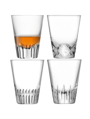 LSA Tatra Tumbler Glasses - 225ml (Set of 4)