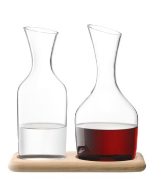 LSA Wine Collection Water & Wine Carafe Set - Clear 1.1L, 1.3L
