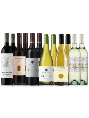 The Gluggers Dozen Mixed Wine Plan 12 x 75cl
