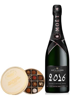 Moët & Chandon Vintage Rosé Champagne & Chocolate Truffles Gift