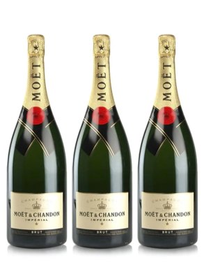 Moët & Chandon Magnum Brut Impérial Champagne 3x150cl