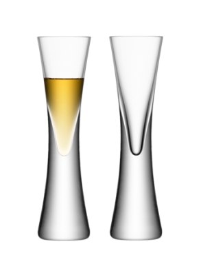 LSA Moya Liqueur / Vodka Glasses - Clear 50ml (Set of 2) Gift Box