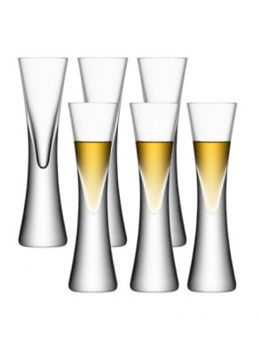 LSA Moya Liqueur / Vodka Glasses - Clear 50ml (Set of 6)
