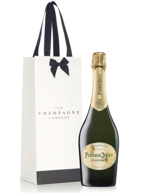 Perrier Jouët Grand Brut Champagne 75cl & Luxury Gift Bag