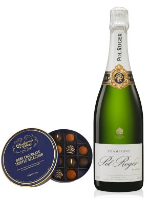Pol Roger Champagne & Chocolate Truffles Gift