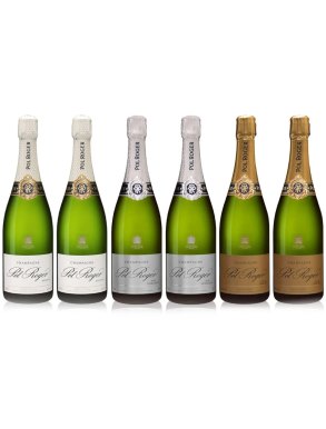 Pol Roger NV Champagne Collection Case Deal 6x75cl