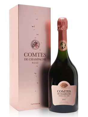 Taittinger Comtes de Champagne 2011 Rosé 75cl Gift Box