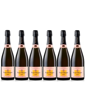 Veuve Clicquot Rosé Champagne Case Deal 6 x 75cl