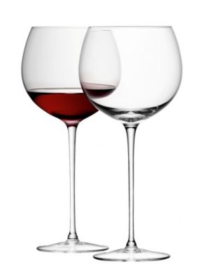 LSA Wine Collection Balloon Wine Glasses - Clear 570ml (Set of 2)