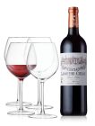 Chateau Lamothe Cissac 75cl & LSA Wine Collection Red Wine Glasses