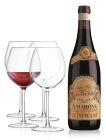 Tommasi Amarone 75cl & LSA Wine Collection Red Wine Glasses