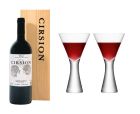Bodegas Roda Cirsion 2016 Red Wine & LSA Moya Wine Glasses Wine Gift
