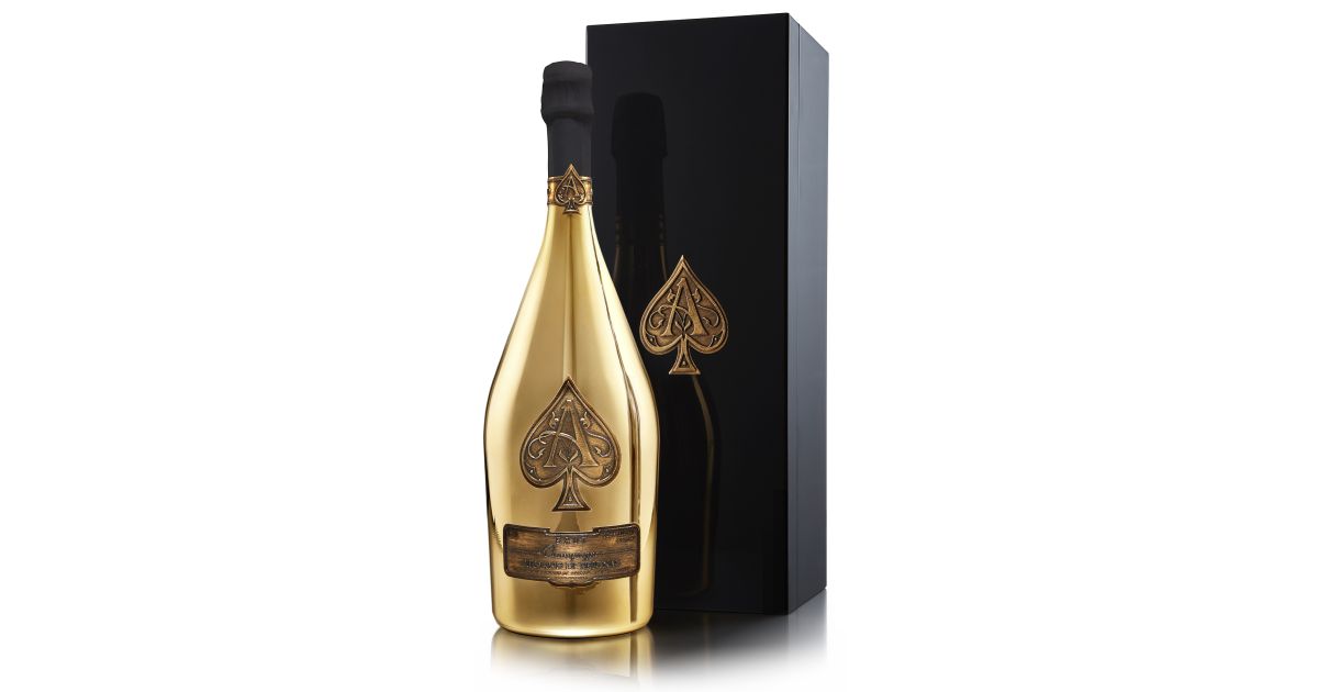 Armand De Brignac Ace Of Spades Brut Champagne Stock Photo - Download Image  Now - Ace Of Spades, Celebration, Champagne - iStock