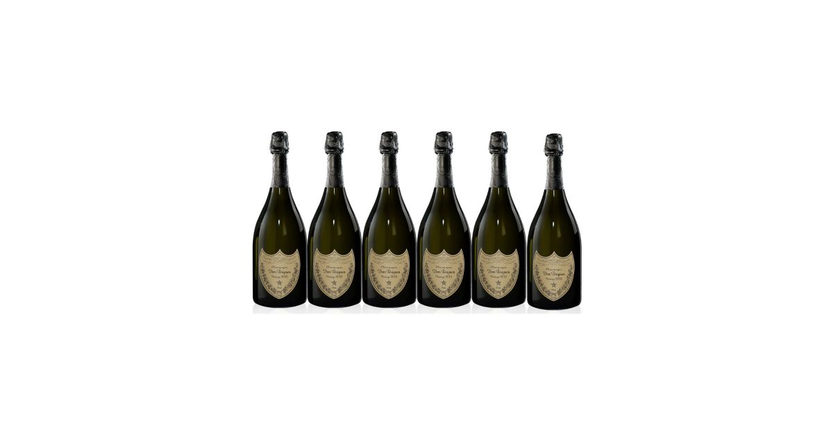 Dom Perignon Vintage Champagne 75cl x 6 Bottles 