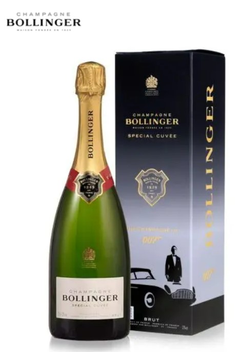 Champagne facts - James Bond Bollinger Champagne