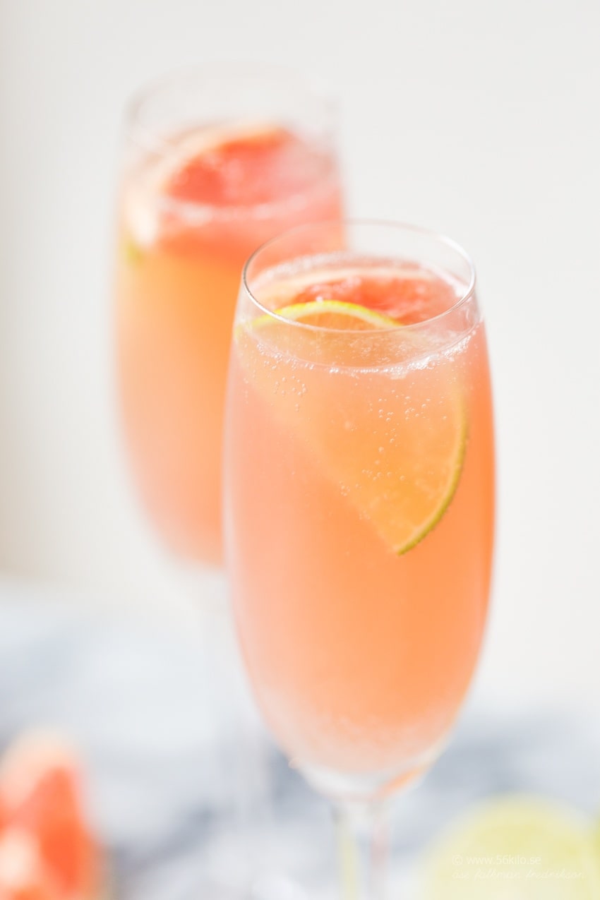 Paloma Mimosa Champagne Cocktail