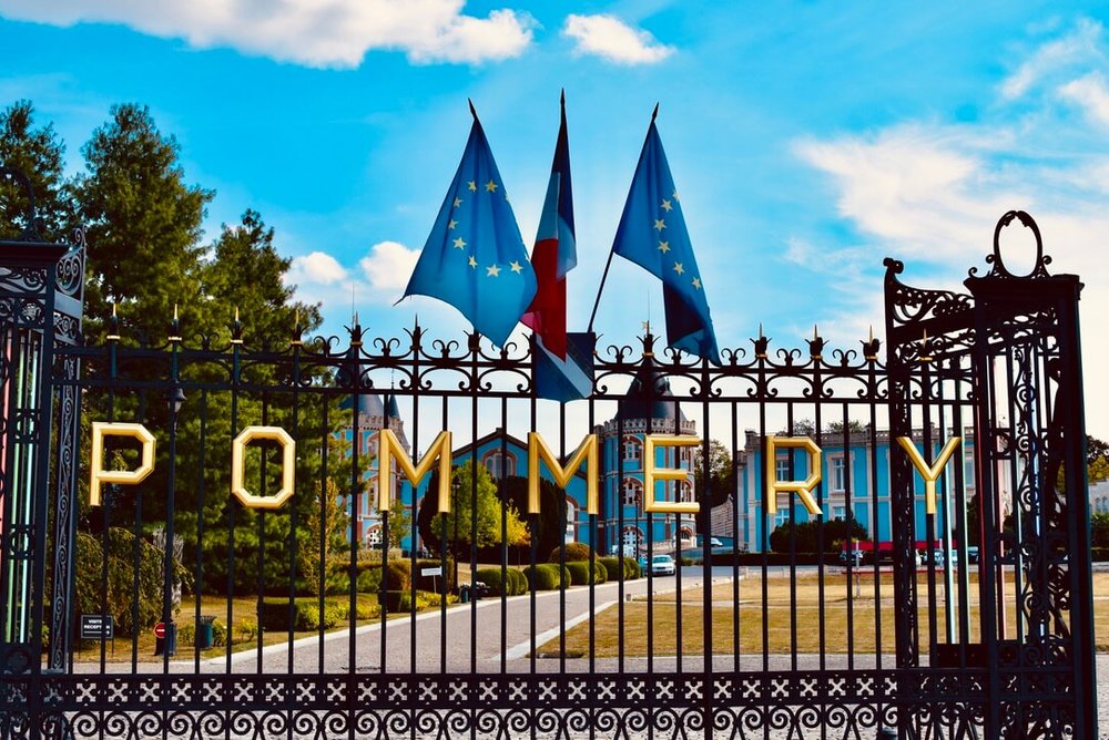 Gates of Pommery Champagne House